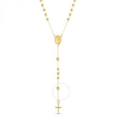 TRESORRA TRESORRA 14K YELLOW GOLD ROSARY NECKLACE