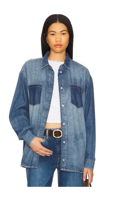 TRIARCHY CHARLOTTE OVERSIZED DENIM SHIRT