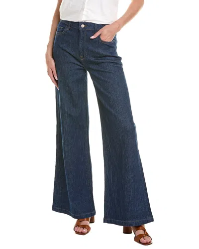 TRIARCHY TRIARCHY MS. FONDA DARK INDIGO HIGH-RISE WIDE LEG JEAN