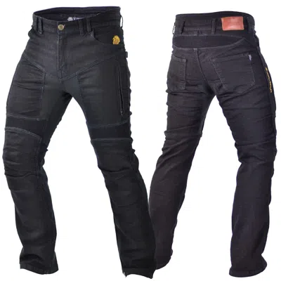 TRILOBITE TRILOBITE PARADO MOTORRAD JEANS HOSE L34 SCHWARZ HERREN STRETCH REISS- ABRIEBFEST