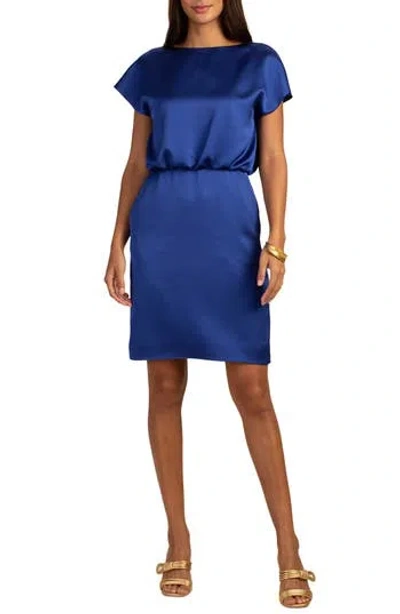 TRINA TURK TRINA TURK AMUSE SATIN DRESS