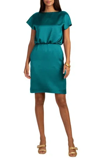 TRINA TURK TRINA TURK AMUSE SATIN DRESS