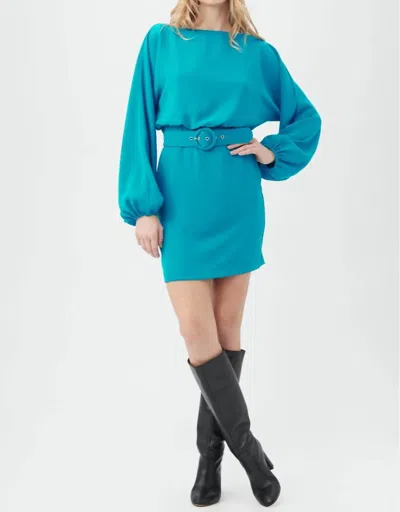 TRINA TURK AVORY DRESS IN TEAL