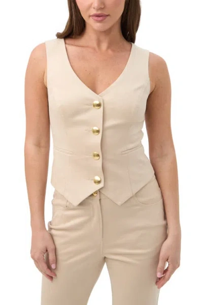 TRINA TURK TRINA TURK KOFI 2 FAUX SUEDE VEST