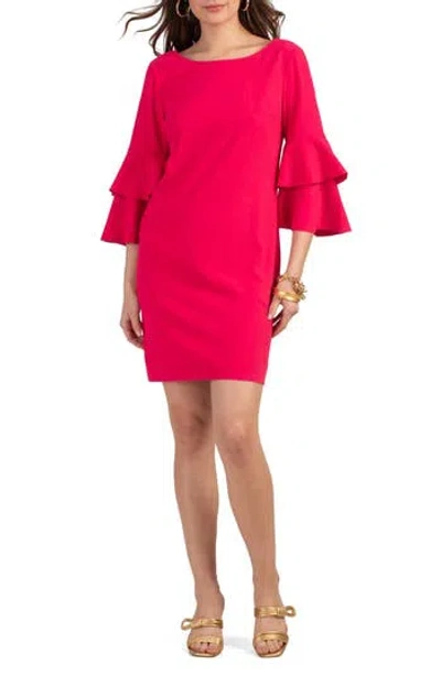 TRINA TURK TRINA TURK LEONA 2 RUFFLED SHIFT DRESS