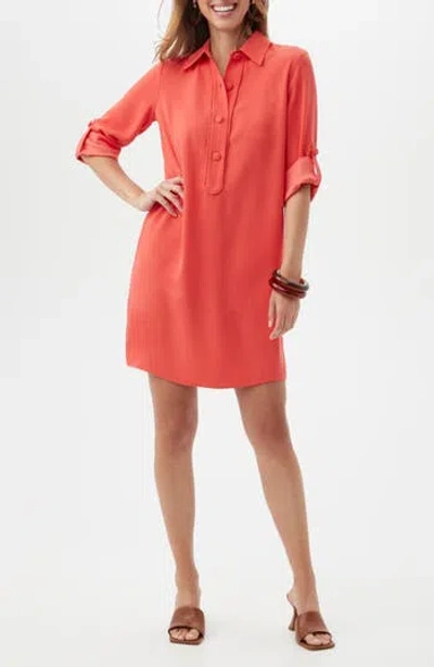 TRINA TURK TRINA TURK PORTRAIT COLLAR SHIRTDRESS