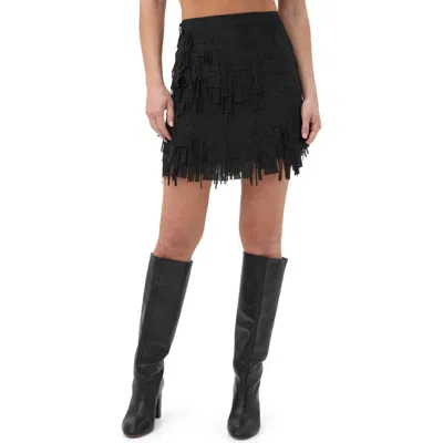 TRINA TURK TRINA TURK RICO FRINGE MINI SKIRT