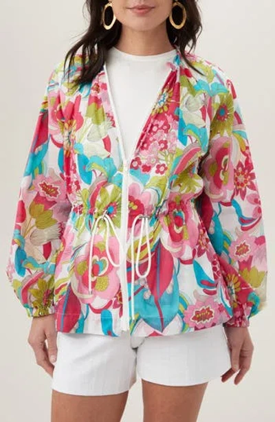 TRINA TURK TRINA TURK RUE ZIP FRONT JACKET