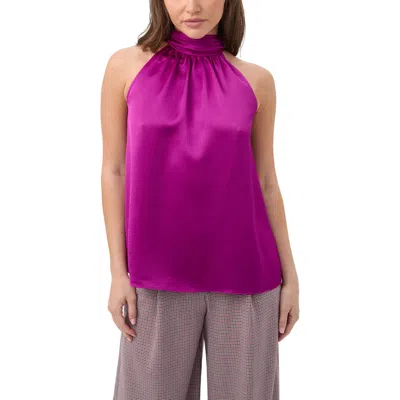 TRINA TURK TRINA TURK ZANA SATIN HALTER TOP