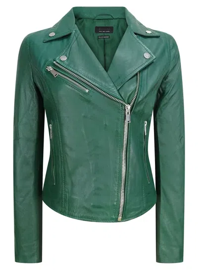 TRUCLOTHING LEATHER BIKER JACKET