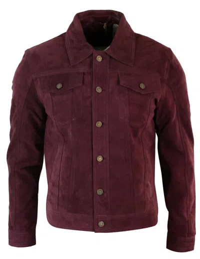 TRUCLOTHING VINTAGE DENIM RETRO SUEDE LEATHER JACKET