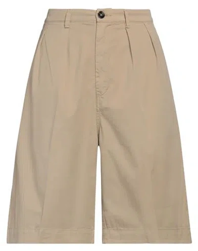 TRUE AVENUE TRUE AVENUE WOMAN SHORTS & BERMUDA SHORTS BEIGE SIZE 30 COTTON, ELASTANE