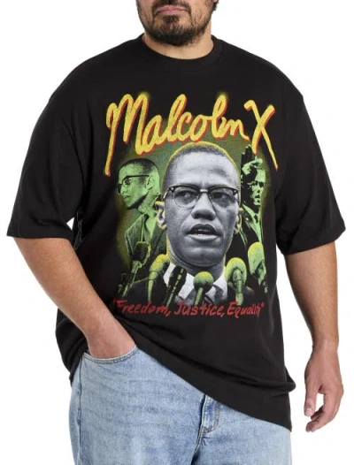 TRUE NATION BY DXL TRUE NATION BY DXL BIG & TALL MALCOM X GRAPHIC TEE