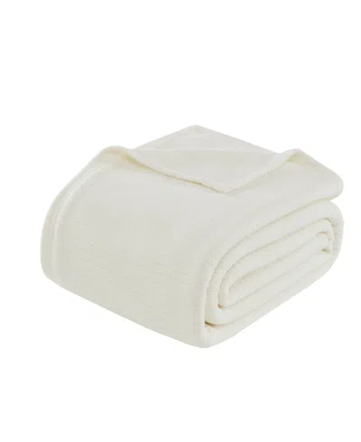 TRUE NORTH BY SLEEP PHILOSOPHY MICROFLEECE BLANKET, TWIN