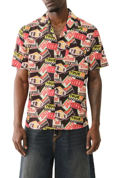 TRUE RELIGION TRUE RELIGION ALL LOVE CAMP SHIRT