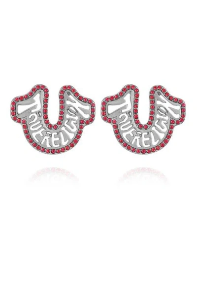 TRUE RELIGION TRUE RELIGION LOGO HORSESHOE POST EARRING