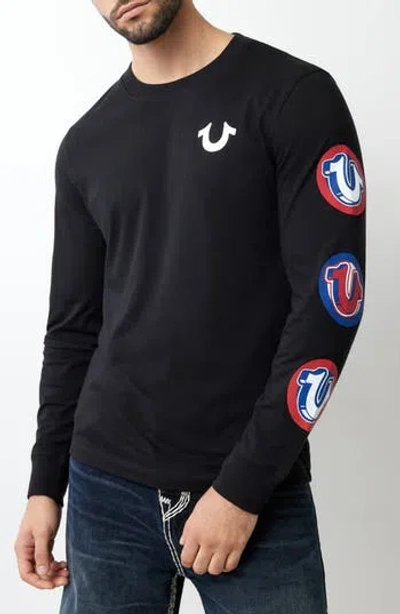 TRUE RELIGION TRUE RELIGION POP LONG SLEEVE GRAPHIC T-SHIRT