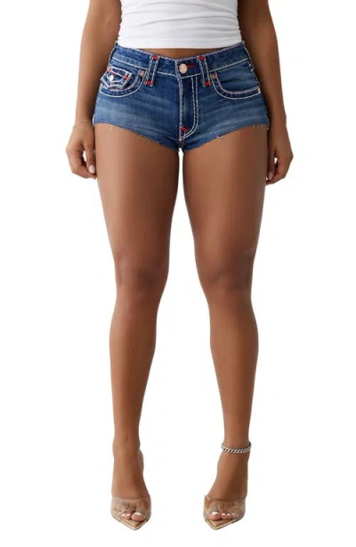 TRUE RELIGION TRUE RELIGION SPICY FLAP POCKET DENIM SHORTS
