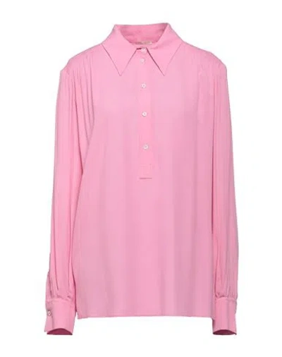 TRUE ROYAL TRUE ROYAL WOMAN SHIRT PINK SIZE 10 VISCOSE