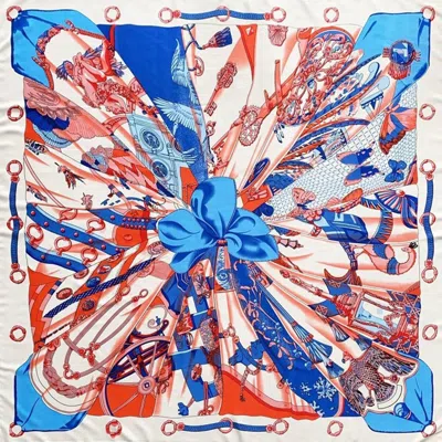 TRUEDAMES ARTISTIC SILK FEEL SQUARE SCARF