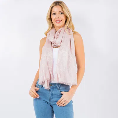 TRUEDAMES SHEER METALLIC SHAWL WRAP SCARF
