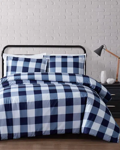 TRULY SOFT TRULY SOFT EVERYDAY BUFFALO PLAID NAVY DUVET SET