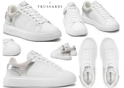 TRUSSARDI DAMENSCHUHE TRUSSARDI 79A00743 YIRO TURNSCHUHE PLATFORM NIEDRIG CASUAL BEQUEM
