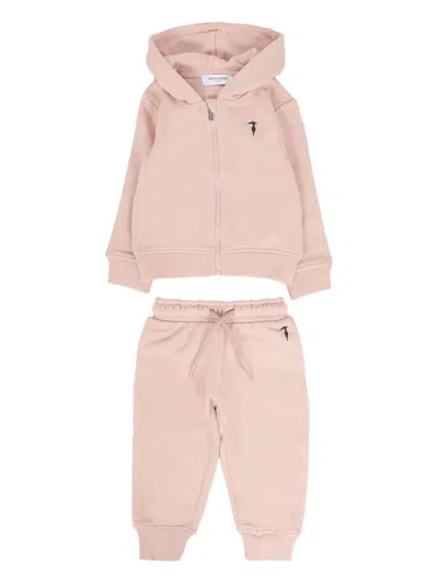 TRUSSARDI JUNIOR HOODED ZIP-UP TRACKSUIT