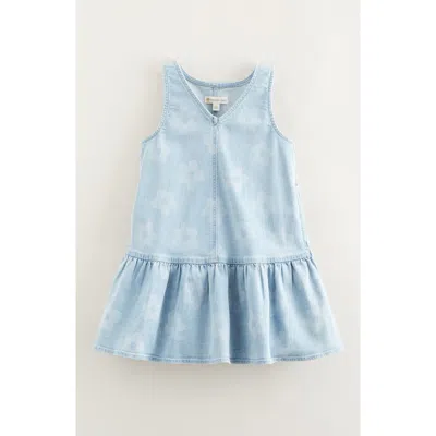 TUCKER + TATE TUCKER + TATE KIDS' DENIM DROP WAIST DRESS