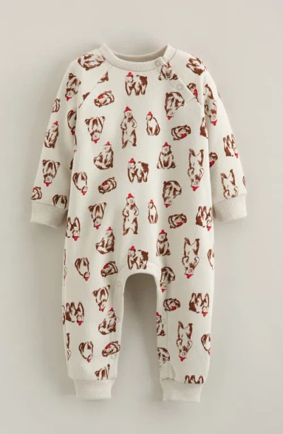 TUCKER + TATE TUCKER + TATE PRINTED COTTON BLEND ROMPER