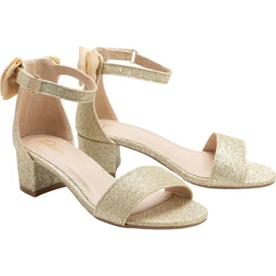 TULLEEN TULLEEN GLITTER BANDED BLOCK HEELS