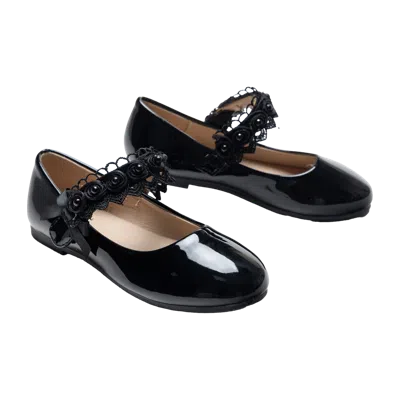 TULLEEN TULLEEN ROSE PEARL DOILY FLATS