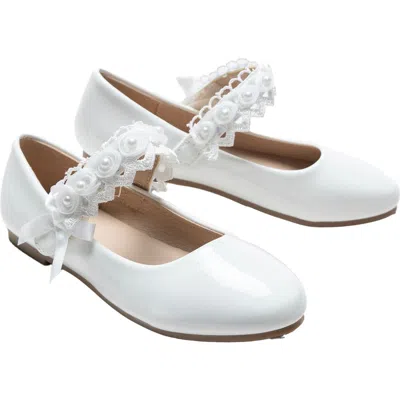 TULLEEN TULLEEN ROSE PEARL DOILY FLATS