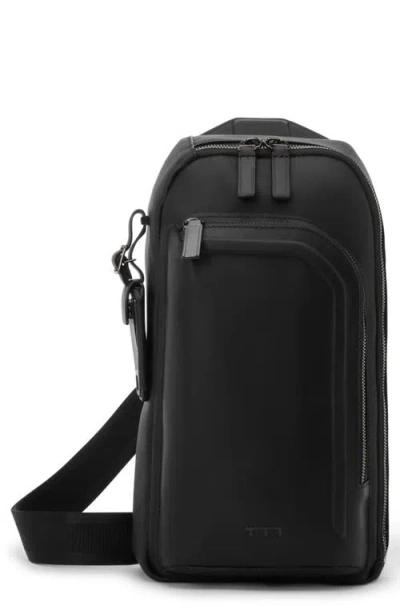 TUMI TUMI HARRISON GREGORY LEATHER SLING BAG