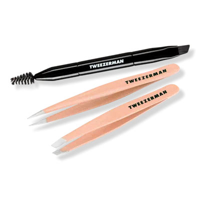 TWEEZERMAN EYEBROW SHAPING SET