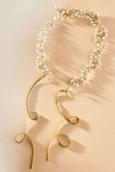 TWIGS & HONEY BEADED FERN LEAF HAIR VINE HEADBAND