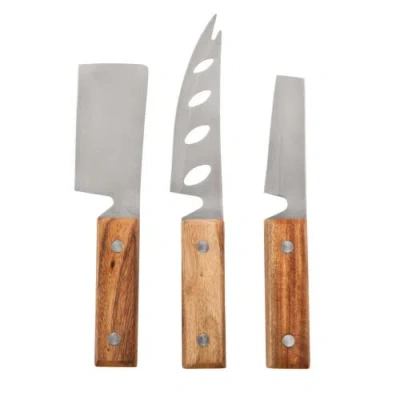 TWINE TWINE RUSTIC CHEESE KNIVES SET OF 3