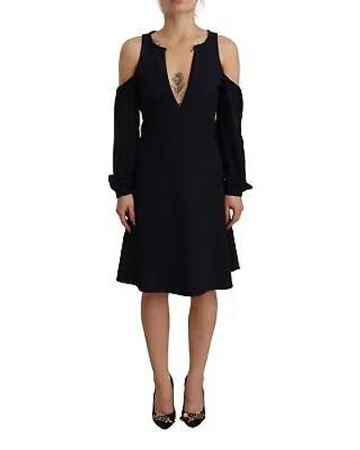 TWINSET TWINSET A-LINIEN-KLEID MIT OFFENEN SCHULTERN - DRESSES - BLACK -SIZE 40