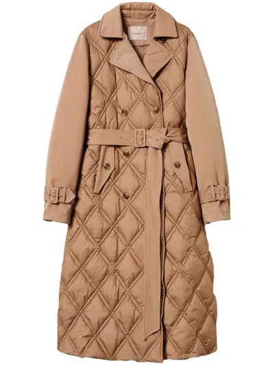 TWINSET DOUBLE-BREASTED QUILTED PUFFER JACKET