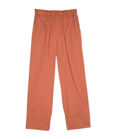 TWINSET ELASTICATED-WAIST TROUSERS