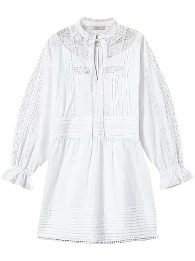 TWINSET EMBROIDERED MINI DRESS