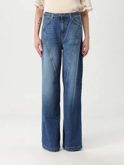 TWINSET JEANS TWINSET WOMAN COLOR DENIM