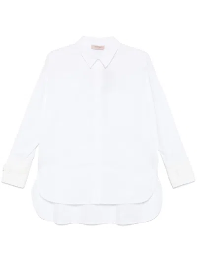 TWINSET LACE-APPLIQUÉ SHIRT