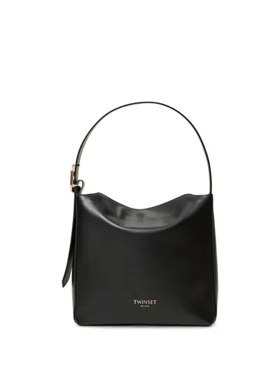 TWINSET LEATHER TOTE BAG