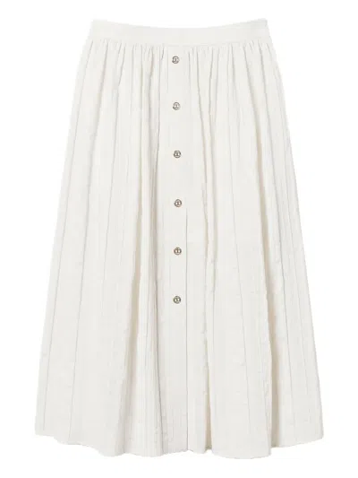 TWINSET LINEN-BLEND SKIRT