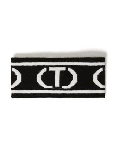TWINSET LOGO-INTARSIA HAIR BAND