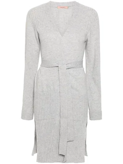 TWINSET LUREX MAXI CARDIGAN