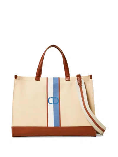 TWINSET MONOGRAM-PRINT TOTE BAG