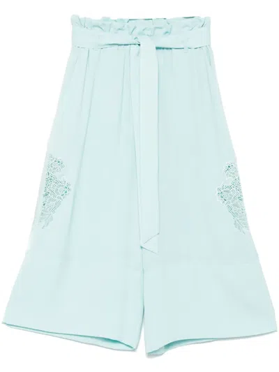 TWINSET PAPERBAG-WAIST TROUSERS