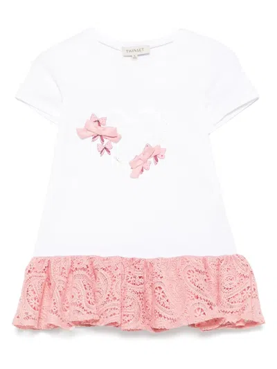 TWINSET RUFFLED-TRIM DRESS